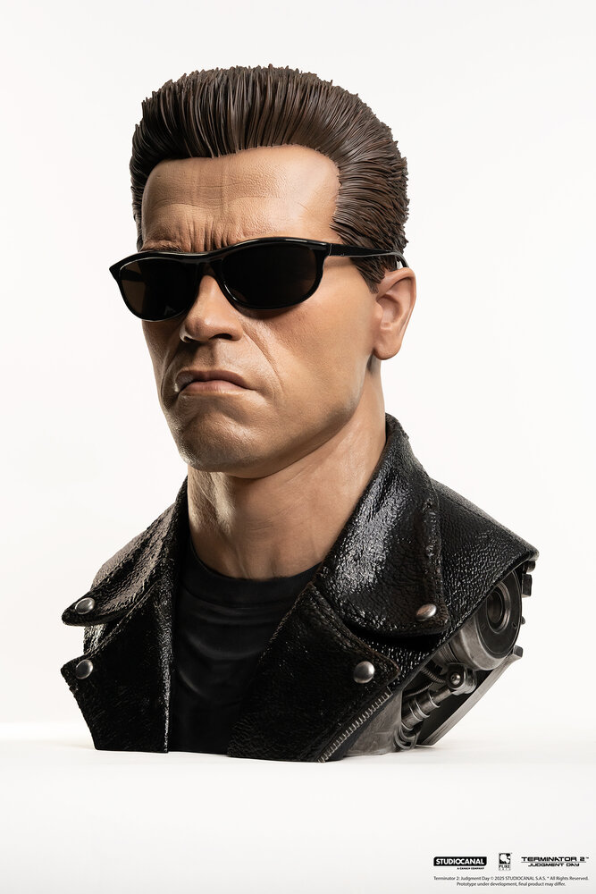 Pure Arts Terminator 2 Replica 1/1 Art Mask Bust T-800 Model 101 Pure Arts Terminator 2 Replica 1/1 Art Mask Bust T-800 Model 101