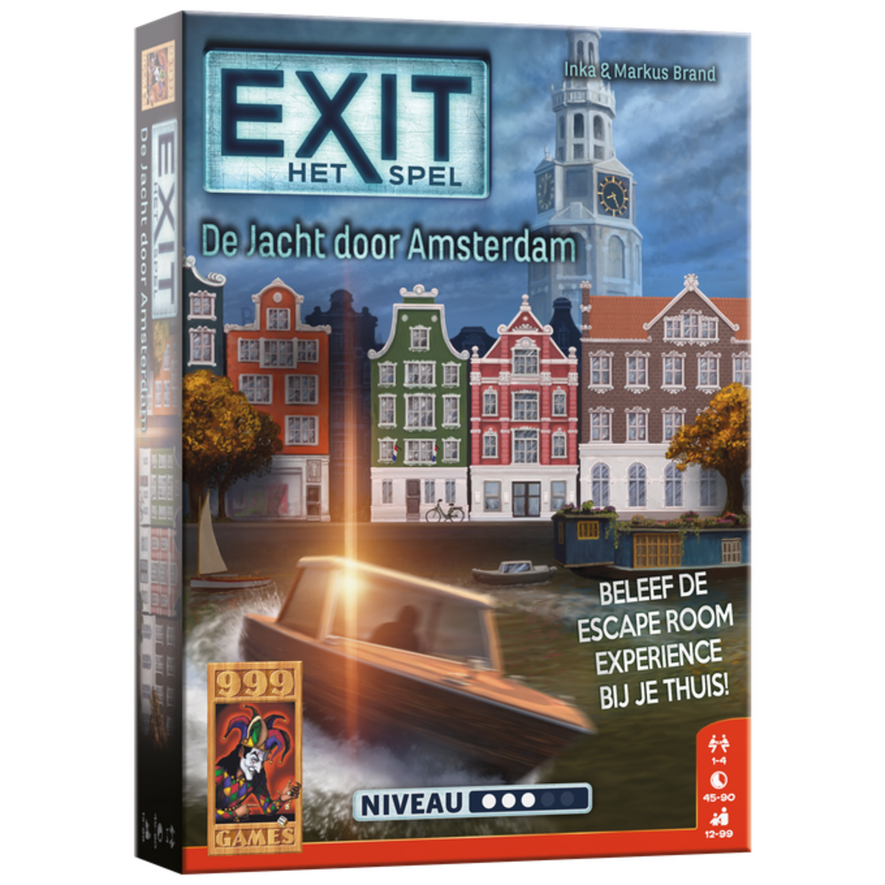 999 Games EXIT - De Jacht door Amsterdam Breinbreker