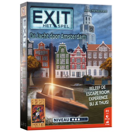 999 Games EXIT - De Jacht door Amsterdam Breinbreker