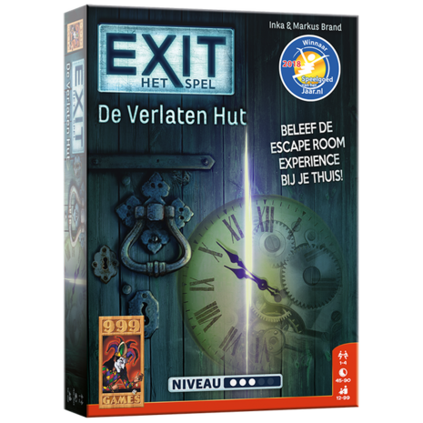 999 Games EXIT - De Verlaten Hut Breinbreker 999 Games EXIT - De Verlaten Hut Breinbreker