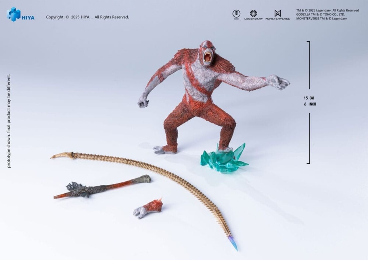 Hiya Toys Godzilla x Kong The New Empire Stylist Series PVC Statue Skar King 15 cm Hiya Toys Godzilla x Kong The New Empire Stylist Series PVC Statue Skar King 15 cm