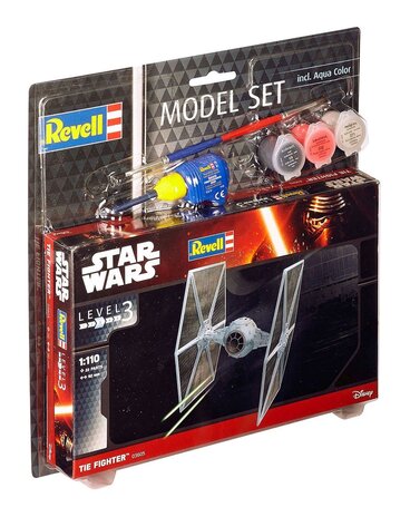 Revell Star Wars Model Kit 1/110 Model Set TIE Fighter 9 cm Revell Star Wars Model Kit 1/110 Model Set TIE Fighter 9 cm