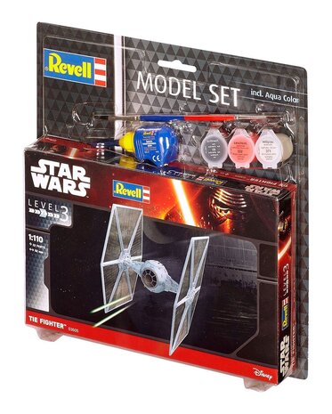 Revell Star Wars Model Kit 1/110 Model Set TIE Fighter 9 cm Revell Star Wars Model Kit 1/110 Model Set TIE Fighter 9 cm
