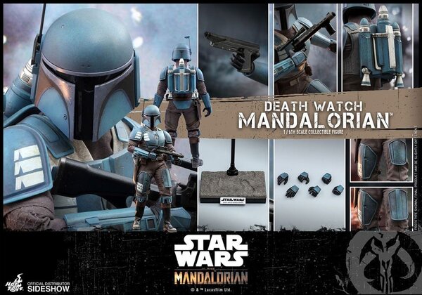 Hot Toys Star Wars The Mandalorian Action Figure 1/6 Death Watch Mandalorian 30 cm