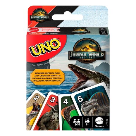 Mattel Jurassic World Uno Kaartspel
