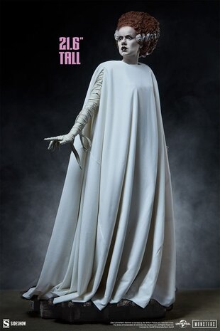Sideshow Collectibles Bride of Frankenstein Premium Format Statue The Bride (Fabric Costume) 55 cm