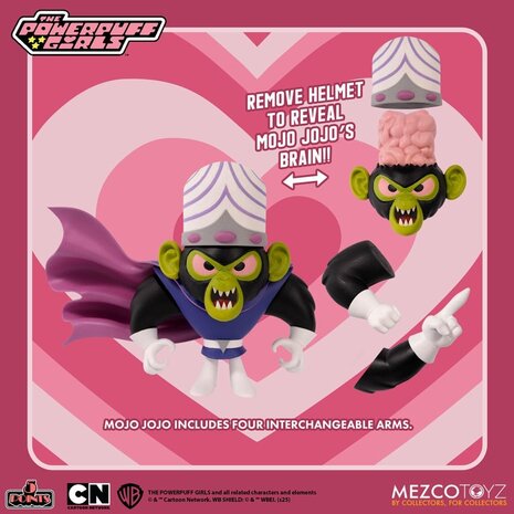 Mezco Toyz The Powerpuff Girls 5 Points Action Figure Set 10 cm Mezco Toyz The Powerpuff Girls 5 Points Action Figure Set 10 cm