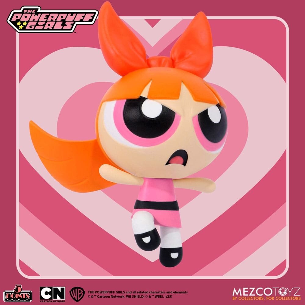 Mezco Toyz The Powerpuff Girls 5 Points Action Figure Set 10 cm Mezco Toyz The Powerpuff Girls 5 Points Action Figure Set 10 cm
