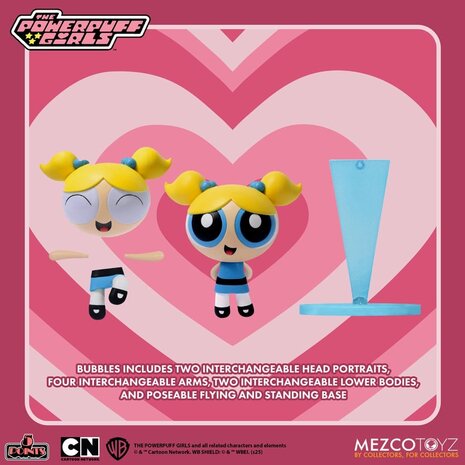 Mezco Toyz The Powerpuff Girls 5 Points Action Figure Set 10 cm Mezco Toyz The Powerpuff Girls 5 Points Action Figure Set 10 cm