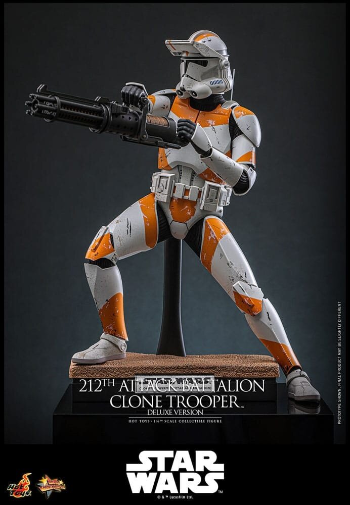 Hot Toys Star Wars: The Clone Wars Action Figure 1/6 212th Attack Battalion Clone Trooper Deluxe Version 30 cm Hot Toys Star Wars: The Clone Wars Action Figure 1/6 212th Attack Battalion Clone Trooper Deluxe Version 30 cm