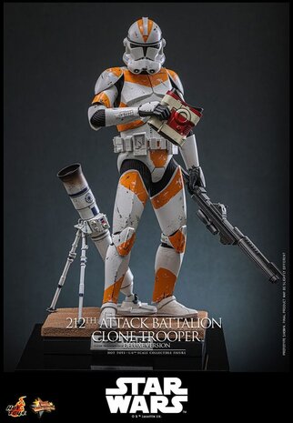 Hot Toys Star Wars: The Clone Wars Action Figure 1/6 212th Attack Battalion Clone Trooper Deluxe Version 30 cm Hot Toys Star Wars: The Clone Wars Action Figure 1/6 212th Attack Battalion Clone Trooper Deluxe Version 30 cm