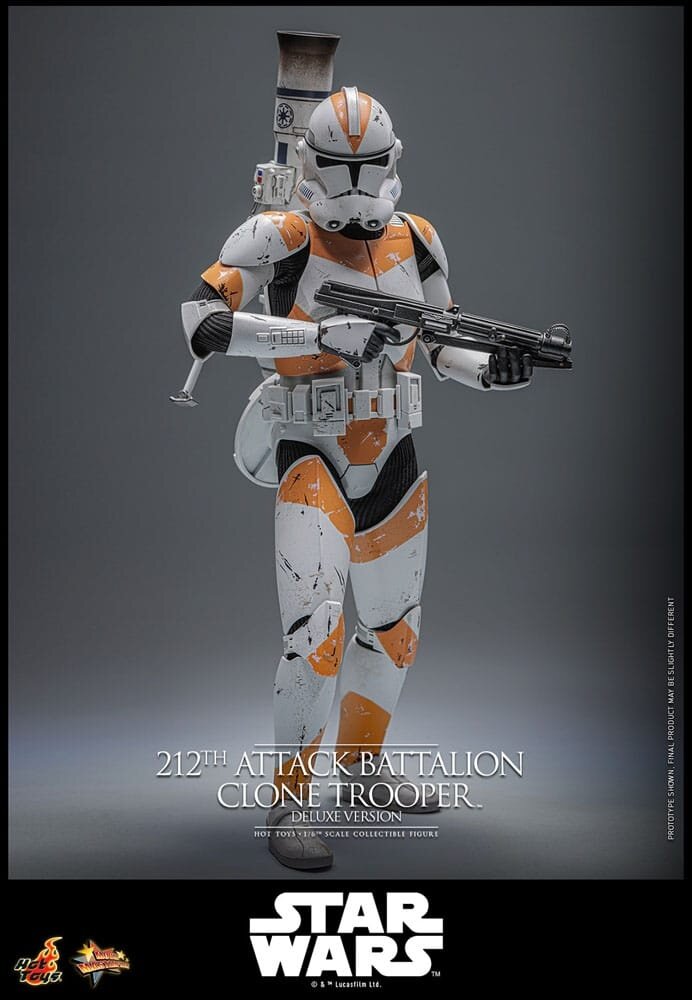 Hot Toys Star Wars: The Clone Wars Action Figure 1/6 212th Attack Battalion Clone Trooper Deluxe Version 30 cm Hot Toys Star Wars: The Clone Wars Action Figure 1/6 212th Attack Battalion Clone Trooper Deluxe Version 30 cm