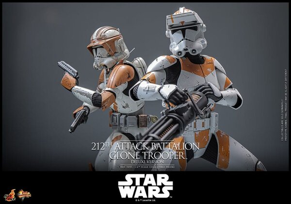 Hot Toys Star Wars: The Clone Wars Action Figure 1/6 212th Attack Battalion Clone Trooper Deluxe Version 30 cm Hot Toys Star Wars: The Clone Wars Action Figure 1/6 212th Attack Battalion Clone Trooper Deluxe Version 30 cm