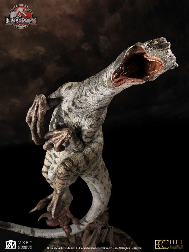 Elite Creature Collectibles Jurassic Park III Maquette 1/4 Female Velociraptor White Queen 103 cm Elite Creature Collectibles Jurassic Park III Maquette 1/4 Female Velociraptor White Queen 103 cm