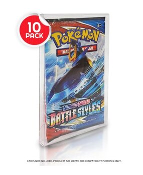 Evoretro PET Protectors 10-Pack for Booster (Pokémon, Magic, Lorcana, etc) Evoretro PET Protectors 10-Pack for Booster (Pokémon, Magic, Lorcana, etc)