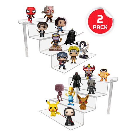 Evoretro Acrylic Shelf Rise 2-Pack Evoretro Acrylic Shelf Rise 2-Pack