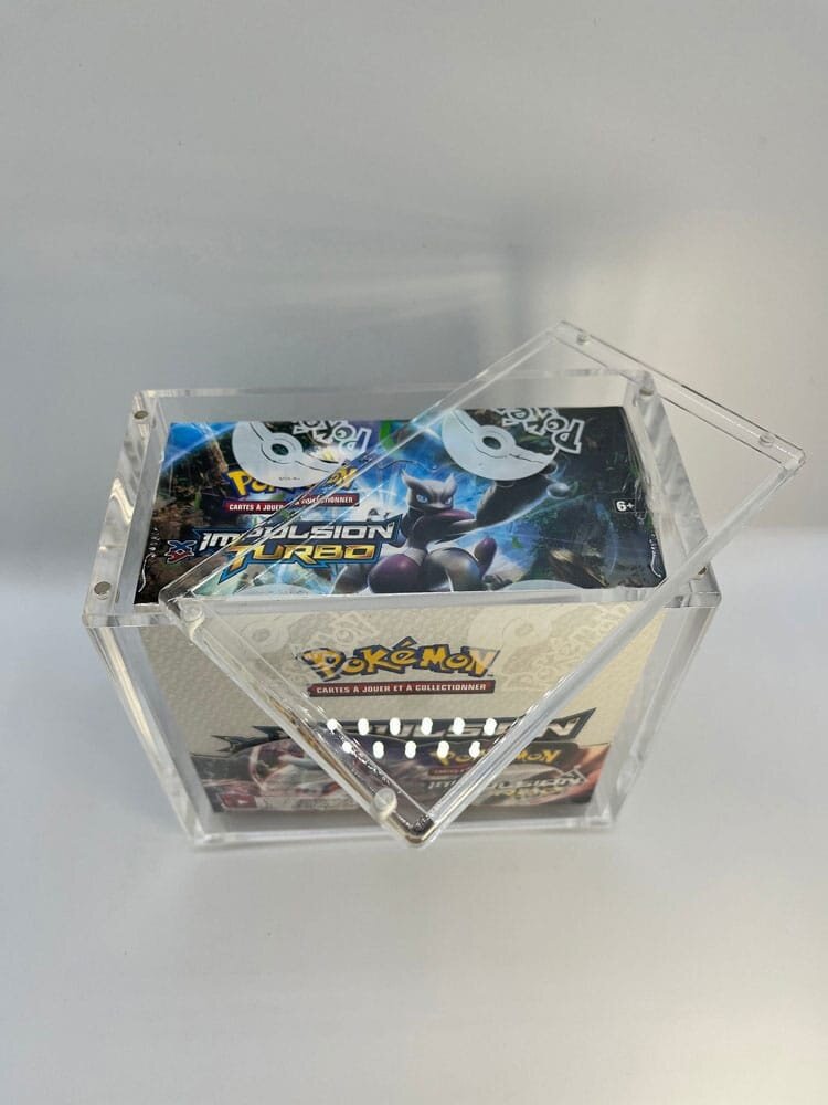 Evoretro Acrylic Display Case for Booster Box Magnetic