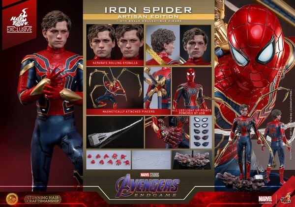 Hot Toys Avengers: Endgame Action Figure 1/6 Iron Spider (Artisan Edition) 28 cm