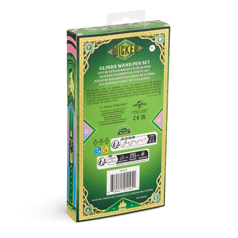 The Noble Collection Wicked Glinda Pen Set The Noble Collection Wicked Glinda Pen Set
