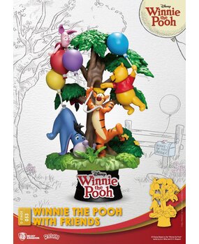 Beast Kingdom Disney D-Stage PVC Diorama Winnie The Pooh With Friends 16 cm Beast Kingdom Disney D-Stage PVC Diorama Winnie The Pooh With Friends 16 cm