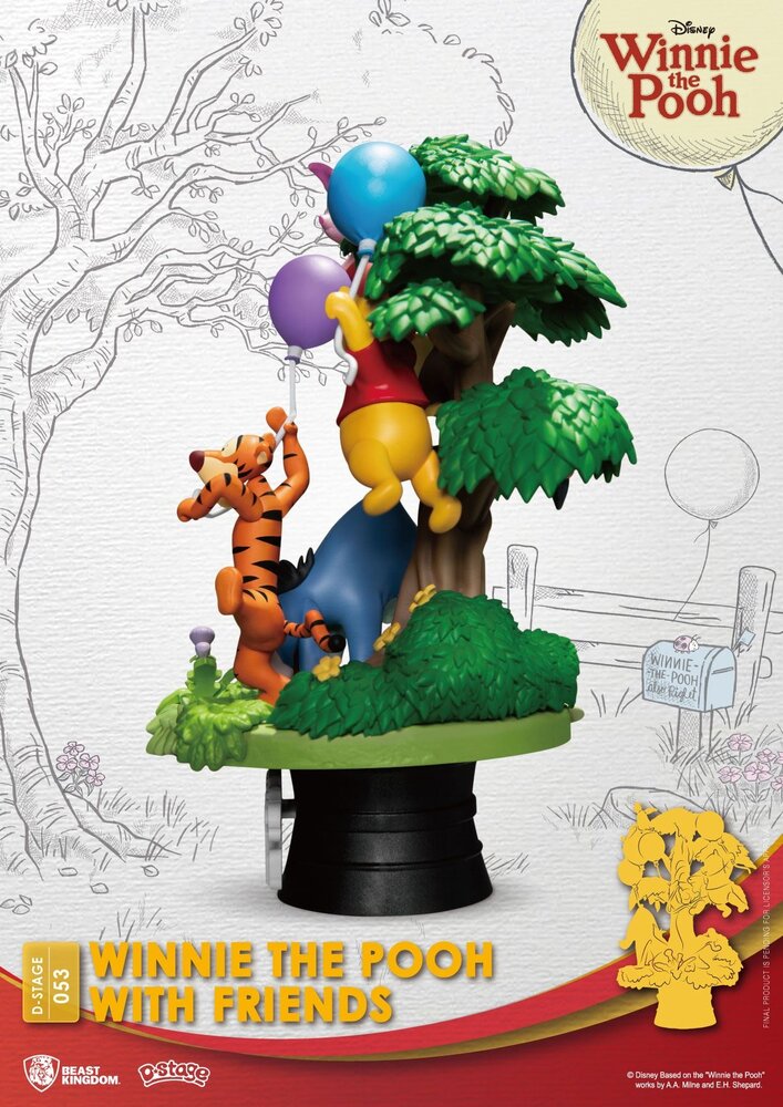 Beast Kingdom Disney D-Stage PVC Diorama Winnie The Pooh With Friends 16 cm Beast Kingdom Disney D-Stage PVC Diorama Winnie The Pooh With Friends 16 cm