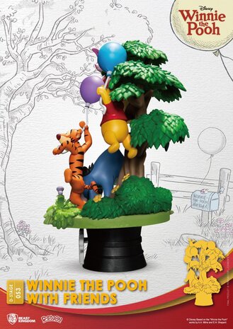 Beast Kingdom Disney D-Stage PVC Diorama Winnie The Pooh With Friends 16 cm Beast Kingdom Disney D-Stage PVC Diorama Winnie The Pooh With Friends 16 cm