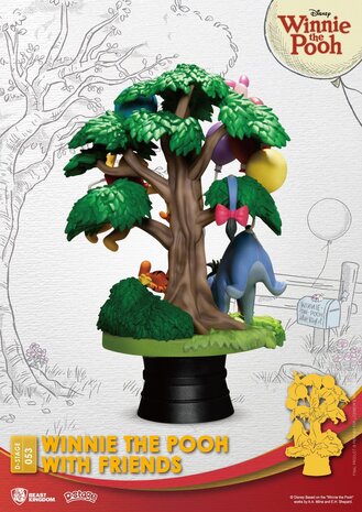 Beast Kingdom Disney D-Stage PVC Diorama Winnie The Pooh With Friends 16 cm Beast Kingdom Disney D-Stage PVC Diorama Winnie The Pooh With Friends 16 cm