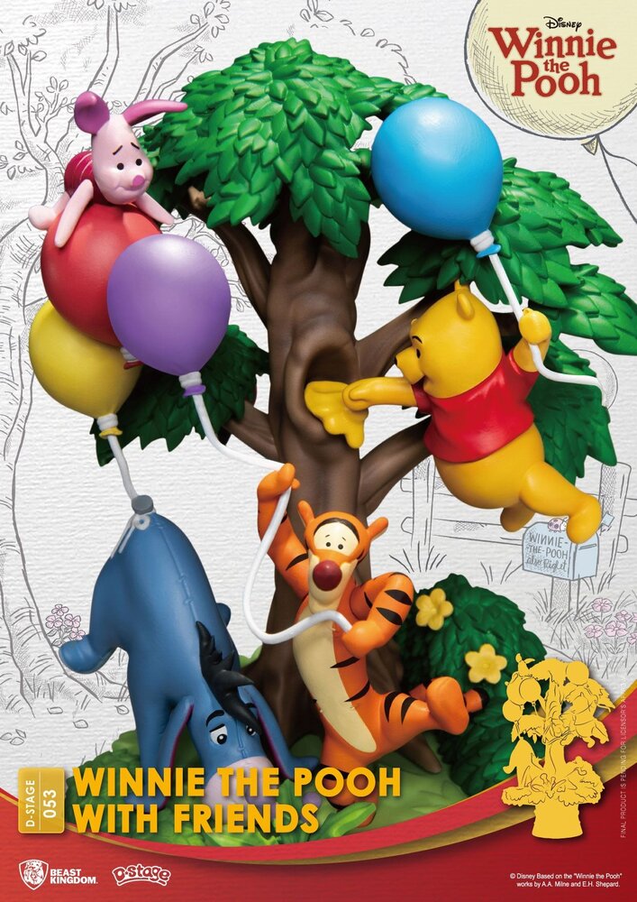Beast Kingdom Disney D-Stage PVC Diorama Winnie The Pooh With Friends 16 cm Beast Kingdom Disney D-Stage PVC Diorama Winnie The Pooh With Friends 16 cm