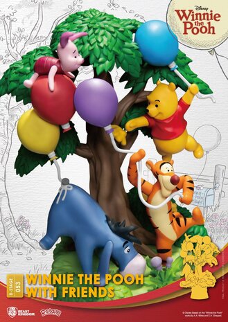 Beast Kingdom Disney D-Stage PVC Diorama Winnie The Pooh With Friends 16 cm Beast Kingdom Disney D-Stage PVC Diorama Winnie The Pooh With Friends 16 cm