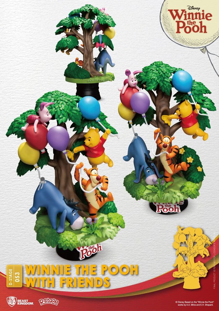 Beast Kingdom Disney D-Stage PVC Diorama Winnie The Pooh With Friends 16 cm Beast Kingdom Disney D-Stage PVC Diorama Winnie The Pooh With Friends 16 cm