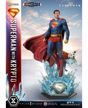 Prime 1 Studio Superman (2025) Real Elite Masterline Series Statue 1/3 Superman with Krypto Bonus Version 95 cm Prime 1 Studio Superman (2025) Real Elite Masterline Series Statue 1/3 Superman with Krypto Bonus Version 95 cm