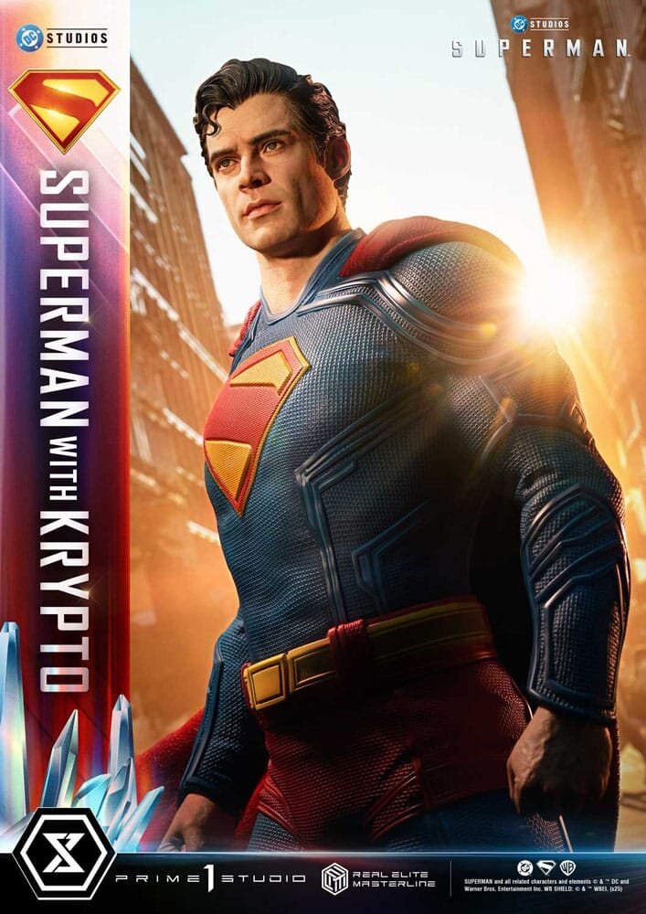 Prime 1 Studio Superman (2025) Real Elite Masterline Series Statue 1/3 Superman with Krypto Bonus Version 95 cm Prime 1 Studio Superman (2025) Real Elite Masterline Series Statue 1/3 Superman with Krypto Bonus Version 95 cm