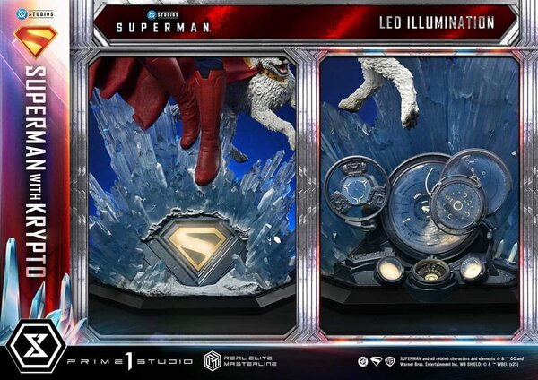 Prime 1 Studio Superman (2025) Real Elite Masterline Series Statue 1/3 Superman with Krypto Bonus Version 95 cm Prime 1 Studio Superman (2025) Real Elite Masterline Series Statue 1/3 Superman with Krypto Bonus Version 95 cm