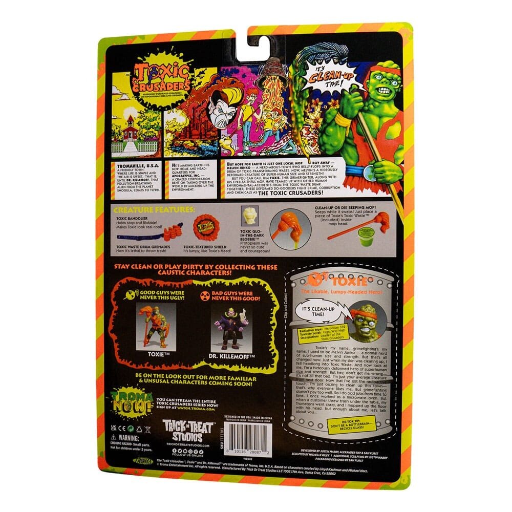 Trick or Treat Studios Toxic Crusader Action Figure Toxie 13 cm Trick or Treat Studios Toxic Crusader Action Figure Toxie 13 cm