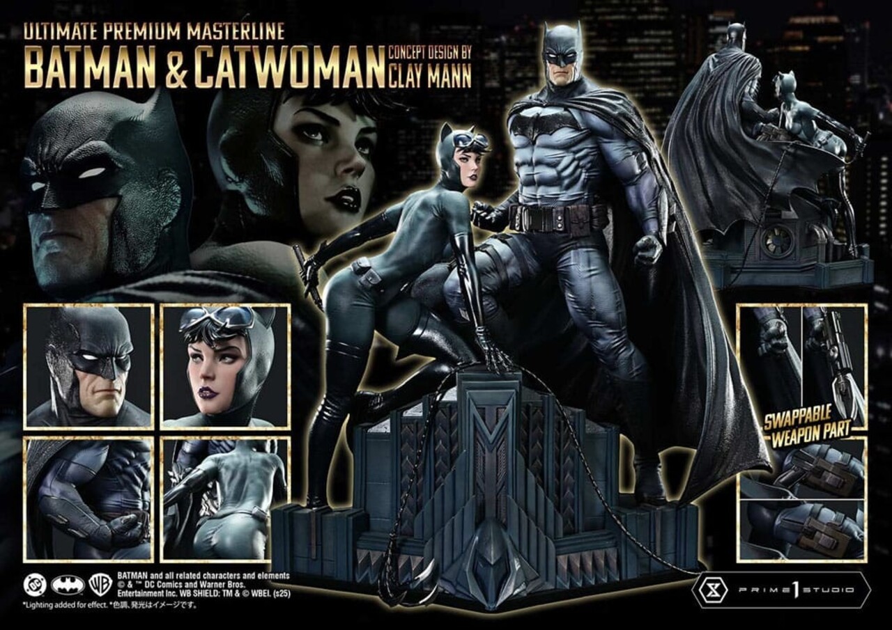 Prime 1 Studio DC Comics Ultimate Premium Masterline Series Statue 1/4 Batman & Catwoman (Concept Design by Clay Mann) 56 cm Prime 1 Studio DC Comics Ultimate Premium Masterline Series Statue 1/4 Batman & Catwoman (Concept Design by Clay Mann) 56 cm