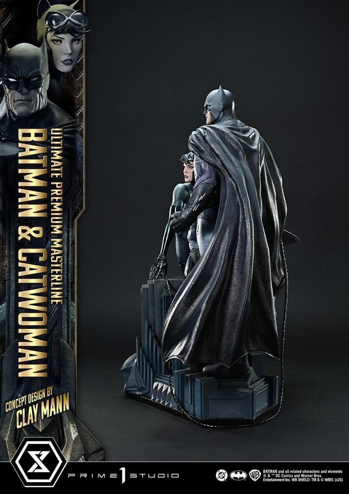 Prime 1 Studio DC Comics Ultimate Premium Masterline Series Statue 1/4 Batman & Catwoman (Concept Design by Clay Mann) 56 cm Prime 1 Studio DC Comics Ultimate Premium Masterline Series Statue 1/4 Batman & Catwoman (Concept Design by Clay Mann) 56 cm