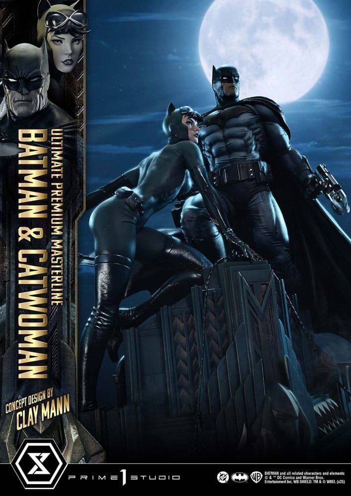 Prime 1 Studio DC Comics Ultimate Premium Masterline Series Statue 1/4 Batman & Catwoman (Concept Design by Clay Mann) 56 cm Prime 1 Studio DC Comics Ultimate Premium Masterline Series Statue 1/4 Batman & Catwoman (Concept Design by Clay Mann) 56 cm