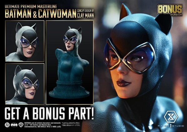 Prime 1 Studio DC Comics Ultimate Premium Masterline Series Statue 1/4 Batman & Catwoman (Concept Design by Clay Mann) Bonus Version 56 cm Prime 1 Studio DC Comics Ultimate Premium Masterline Series Statue 1/4 Batman & Catwoman (Concept Design by Clay Mann) Bonus Version 56 cm