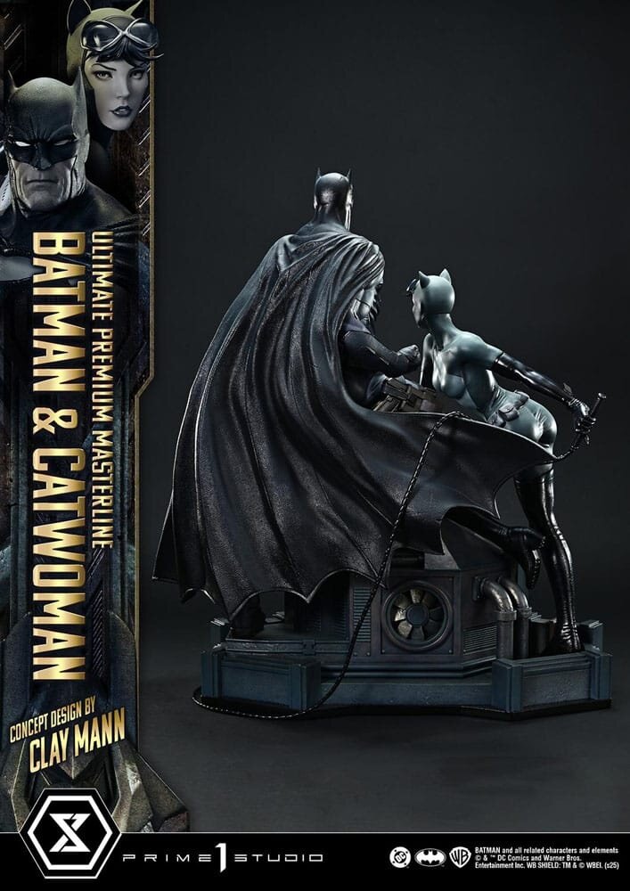 Prime 1 Studio DC Comics Ultimate Premium Masterline Series Statue 1/4 Batman & Catwoman (Concept Design by Clay Mann) Bonus Version 56 cm Prime 1 Studio DC Comics Ultimate Premium Masterline Series Statue 1/4 Batman & Catwoman (Concept Design by Clay Mann) Bonus Version 56 cm