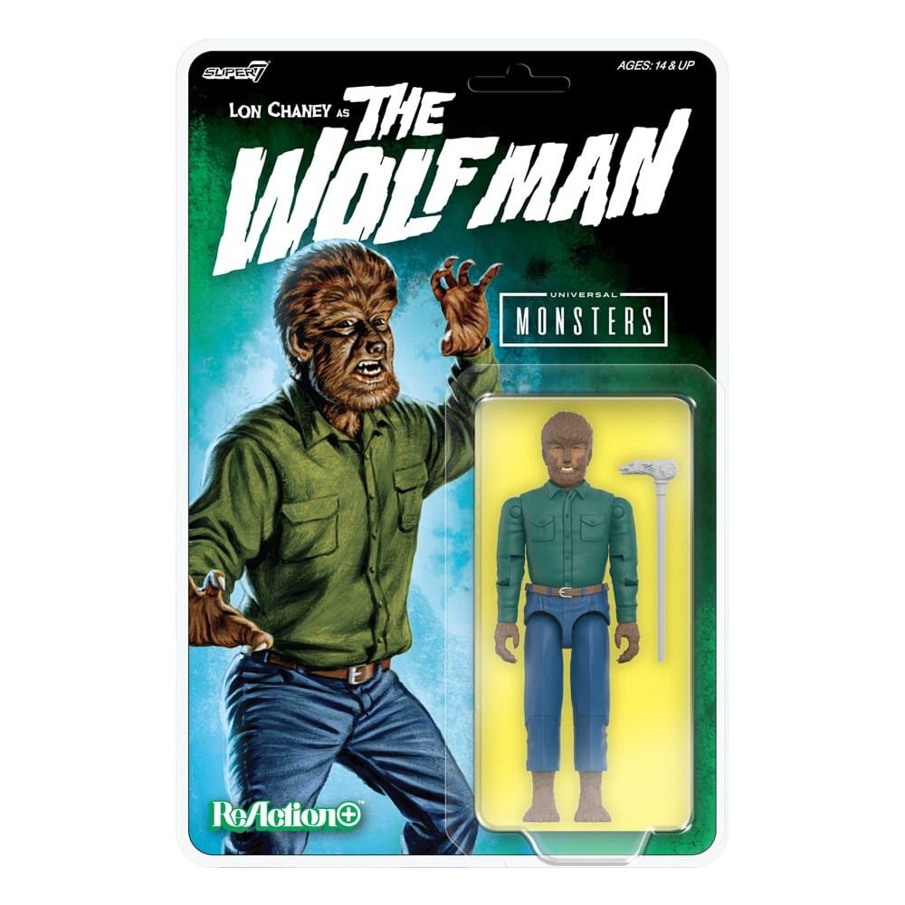Super7 Universal Monsters ReAction+ Action Figure Wave 1 The Wolf Man 10 cm Super7 Universal Monsters ReAction+ Action Figure Wave 1 The Wolf Man 10 cm