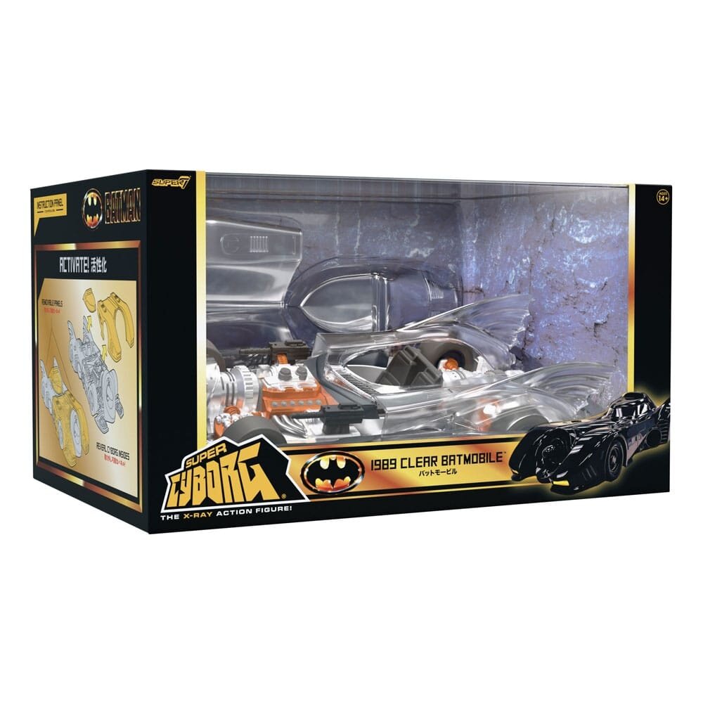 Super7 Batman 1989 Super Cyborg Vehicle Batmobile 1989 (Clear) 35 cm Super7 Batman 1989 Super Cyborg Vehicle Batmobile 1989 (Clear) 35 cm