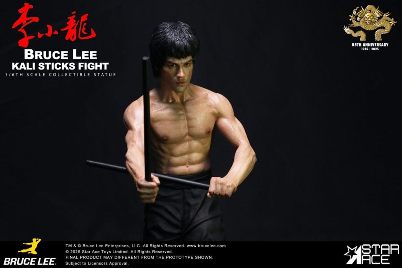 McFarlane Toys Enter the Dragon Statue 1/6 Bruce Lee Kali Sticks Fight Normal Basement Version 30 cm McFarlane Toys Enter the Dragon Statue 1/6 Bruce Lee Kali Sticks Fight Normal Basement Version 30 cm