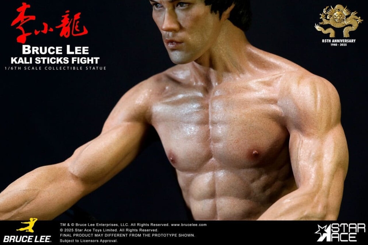 Star Ace Toys Enter the Dragon Statue 1/6 Bruce Lee Kali Sticks Fight Normal Basement Version 30 cm Star Ace Toys Enter the Dragon Statue 1/6 Bruce Lee Kali Sticks Fight Normal Basement Version 30 cm