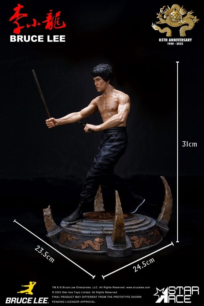 McFarlane Toys Enter the Dragon Statue 1/6 Bruce Lee Kali Sticks Fight Normal Basement Version 30 cm McFarlane Toys Enter the Dragon Statue 1/6 Bruce Lee Kali Sticks Fight Normal Basement Version 30 cm