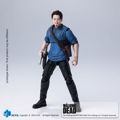 Hiya Toys The Walking Dead Exquisite Mini Series Actionfigur 1/18 Glenn 11 cm Hiya Toys The Walking Dead Exquisite Mini Series Actionfigur 1/18 Glenn 11 cm