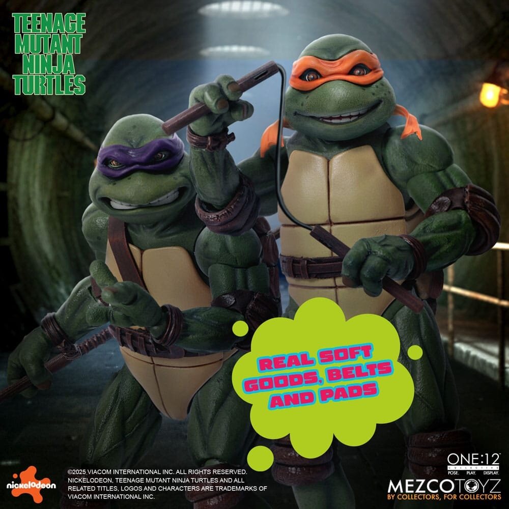 Mezco Toyz Teenage Mutant Ninja Turtles Figures box set 1/12 Teenage Mutant Ninja Turtles (1990 Movie) 15 cm Mezco Toyz Teenage Mutant Ninja Turtles Figures box set 1/12 Teenage Mutant Ninja Turtles (1990 Movie) 15 cm
