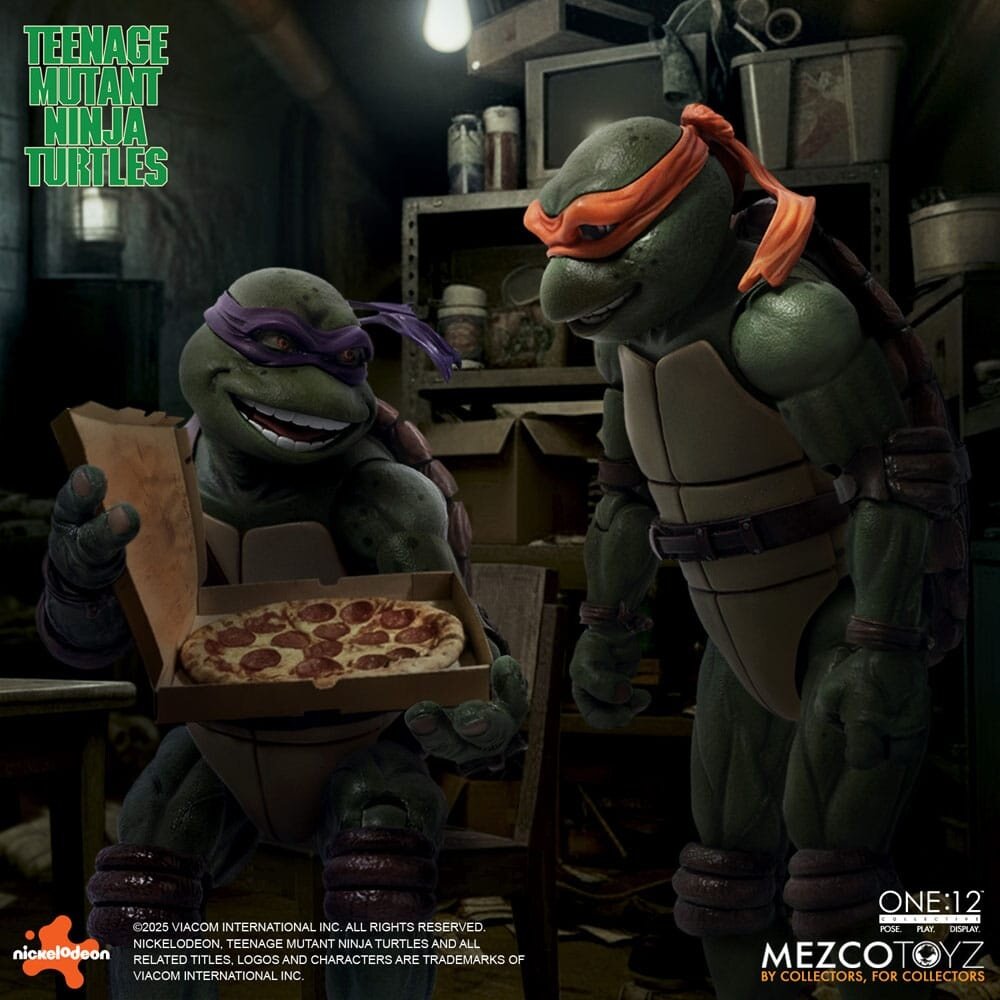 Mezco Toyz Teenage Mutant Ninja Turtles Figures box set 1/12 Teenage Mutant Ninja Turtles (1990 Movie) 15 cm Mezco Toyz Teenage Mutant Ninja Turtles Figures box set 1/12 Teenage Mutant Ninja Turtles (1990 Movie) 15 cm
