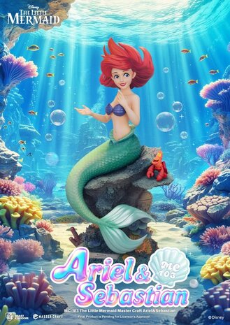 Beast Kingdom The Little Mermaid Master Craft Statue Ariel & Sebastian 42 cm Beast Kingdom The Little Mermaid Master Craft Statue Ariel & Sebastian 42 cm