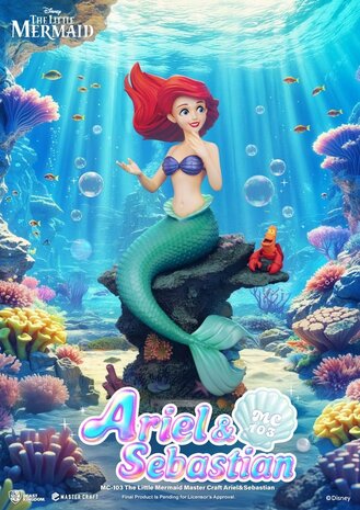 Beast Kingdom The Little Mermaid Master Craft Statue Ariel & Sebastian 42 cm Beast Kingdom The Little Mermaid Master Craft Statue Ariel & Sebastian 42 cm