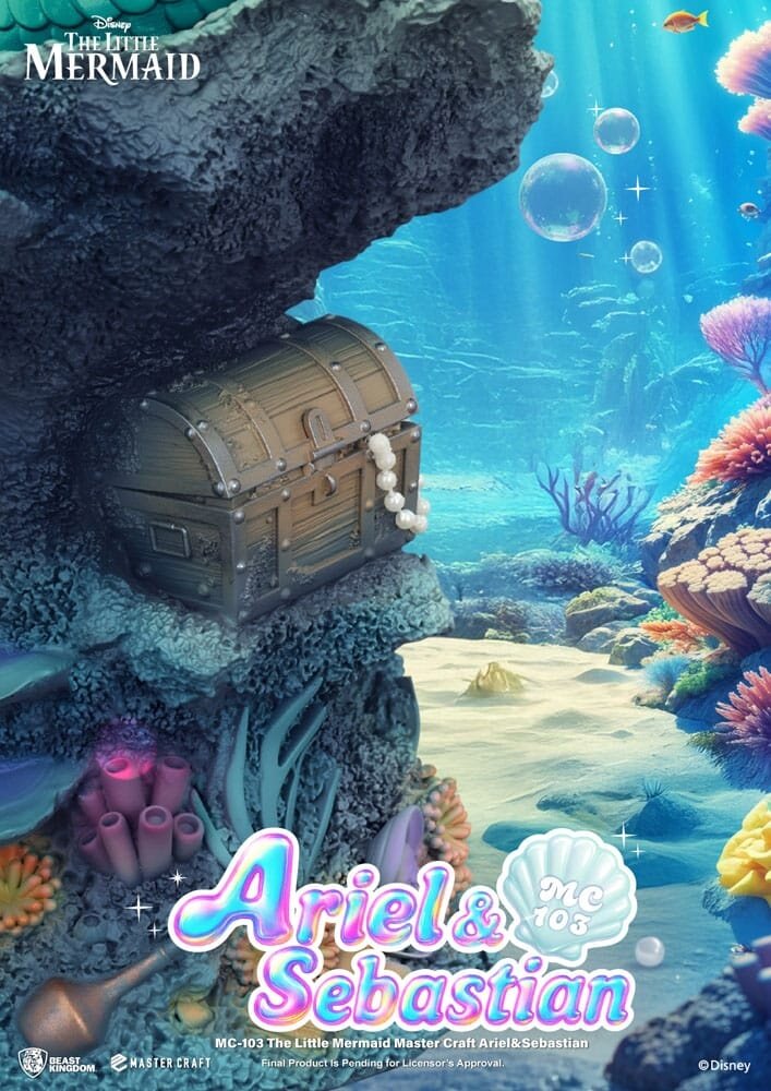 Beast Kingdom The Little Mermaid Master Craft Statue Ariel & Sebastian 42 cm Beast Kingdom The Little Mermaid Master Craft Statue Ariel & Sebastian 42 cm